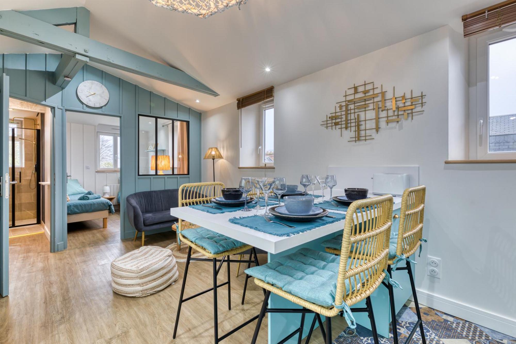 Appartement « Le Casier » Vue Mer Fécamp Exteriör bild